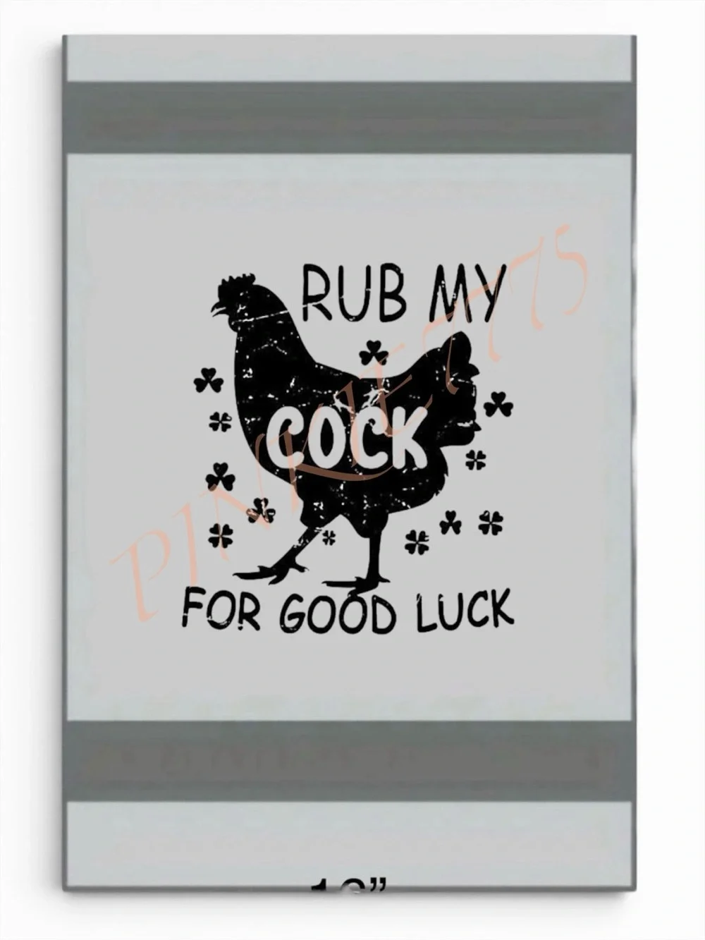 Kitchen towel  'Handcrafted by PINKIE777'